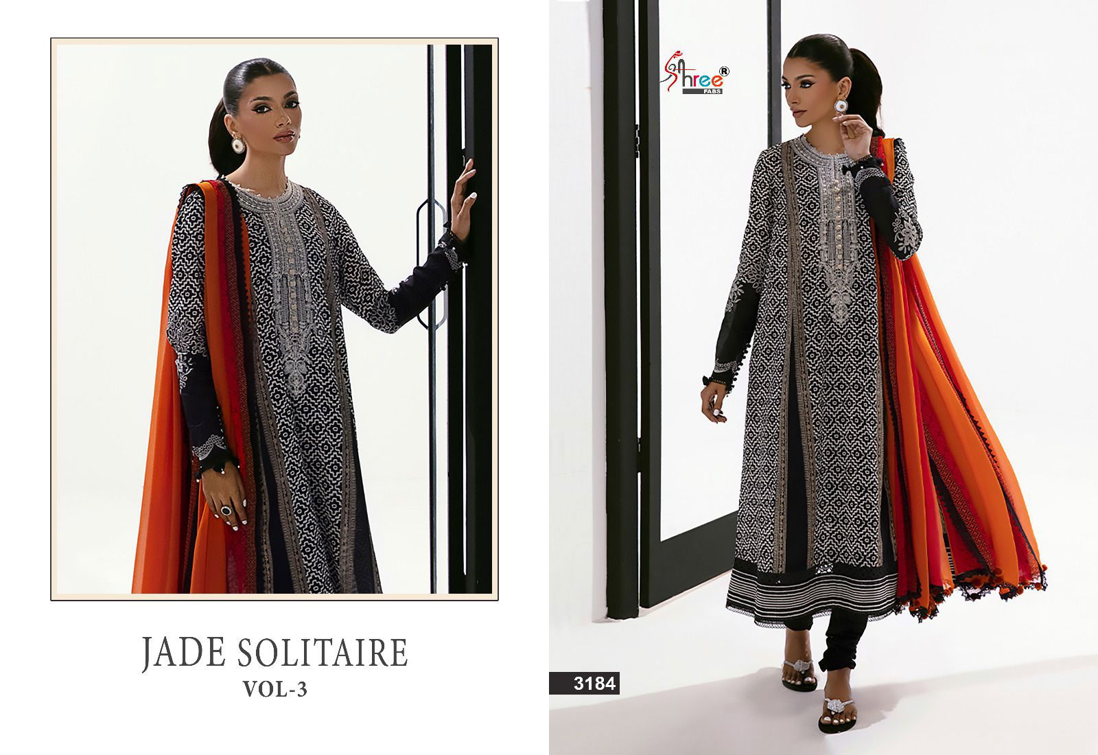 Jade Solitaire Vol 3 Cotton Printed Pakistani Suits Wholesaled Shop In Surat
